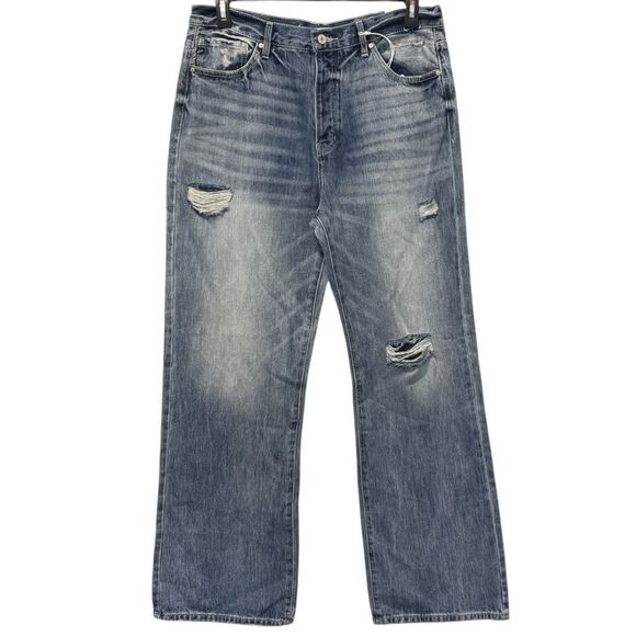 Kancan Ultra High Rise Distressed Bootcut Jeans NWT - Picture 6 of 12